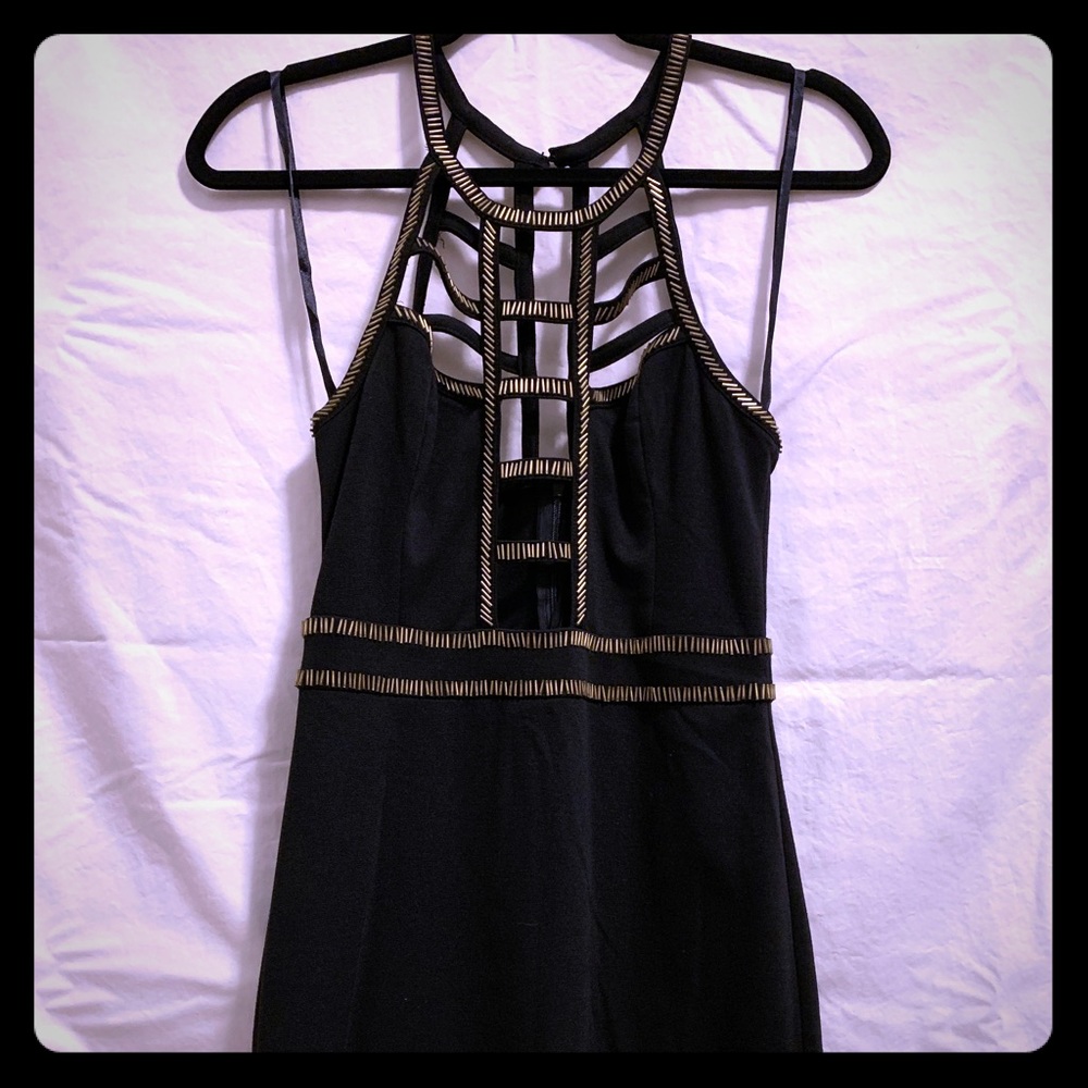 Black beaded dress